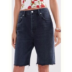 Agolde ‘90s Pinch-Waist Ultra High-Rise Bermudas